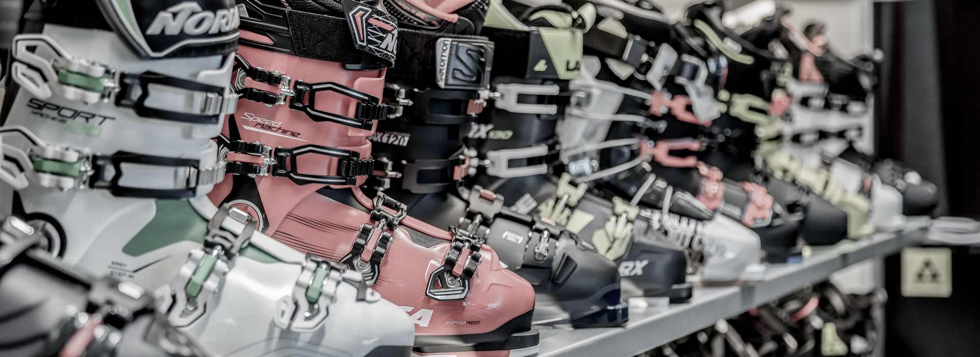 Cutting-edge ski boots and ski equipment is purchased at RIML Sports