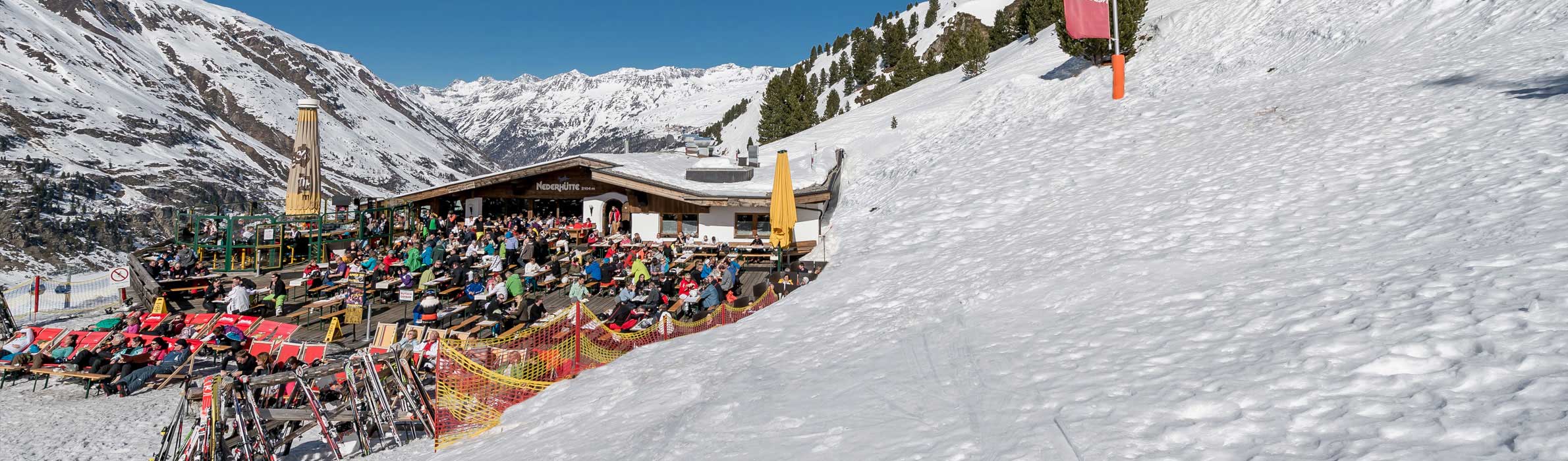 Nederhütte in Obergurgl auf 2.104m