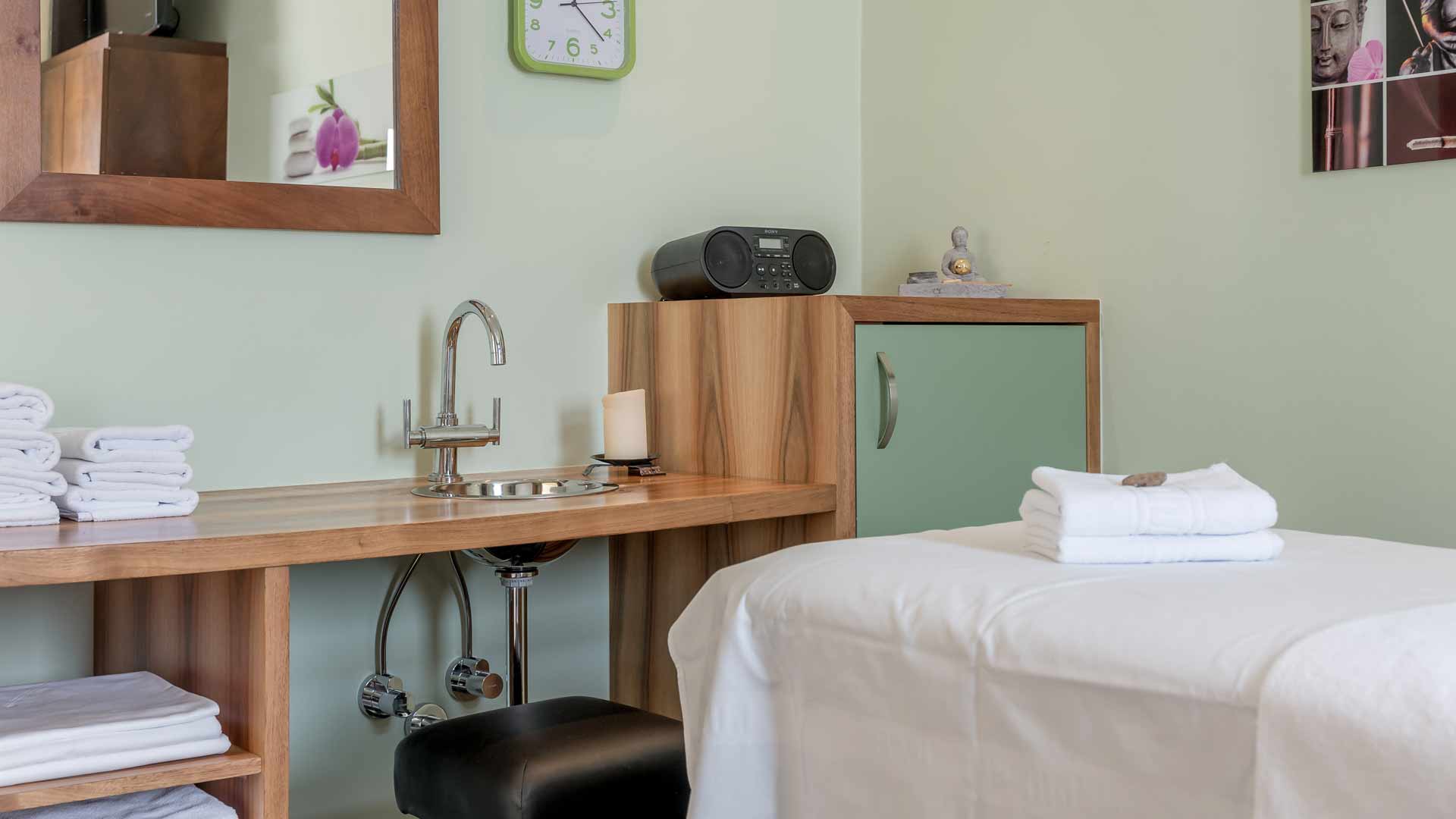 Massage treatments available directly in our spa area. Choose your treatment from our wellness brochure!